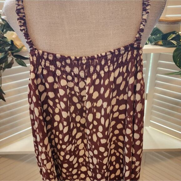 PAPERMOON NWT CREAM & BROWN (45) BLOUSE 2X - Picture 5 of 6